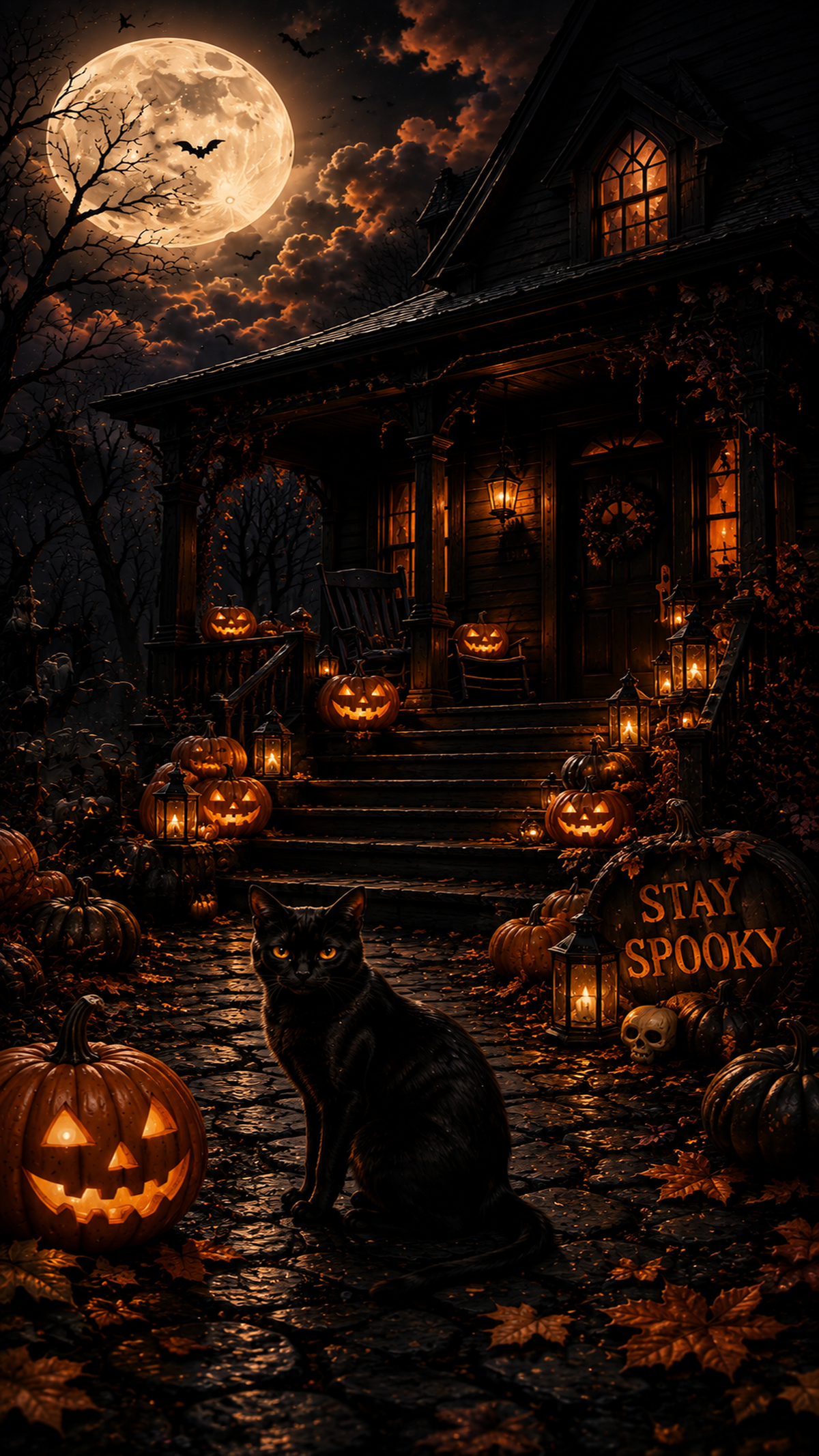 Spooky Halloween Digital Downloads (10) Wallpaper Bundle