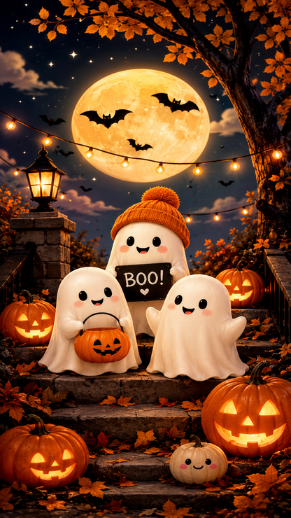 Spooky Halloween Digital Downloads (10) Wallpaper Bundle