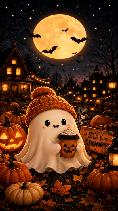 Spooky Halloween Digital Downloads (10) Wallpaper Bundle
