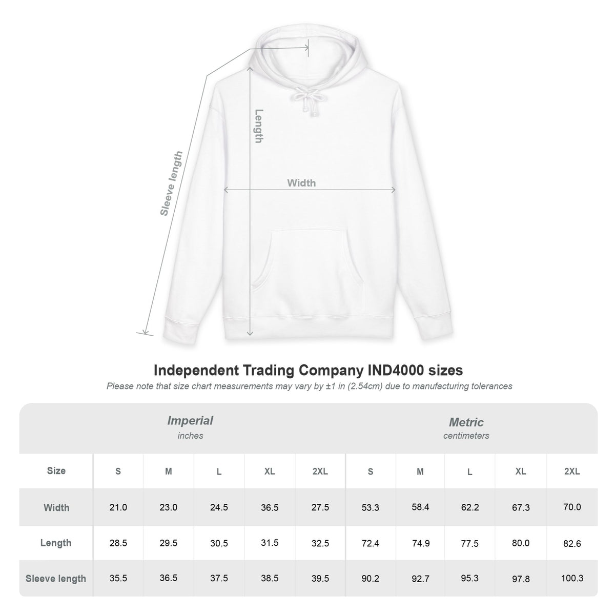 DRIFT&THREADS Heavyweight Hooded Sweatshirt