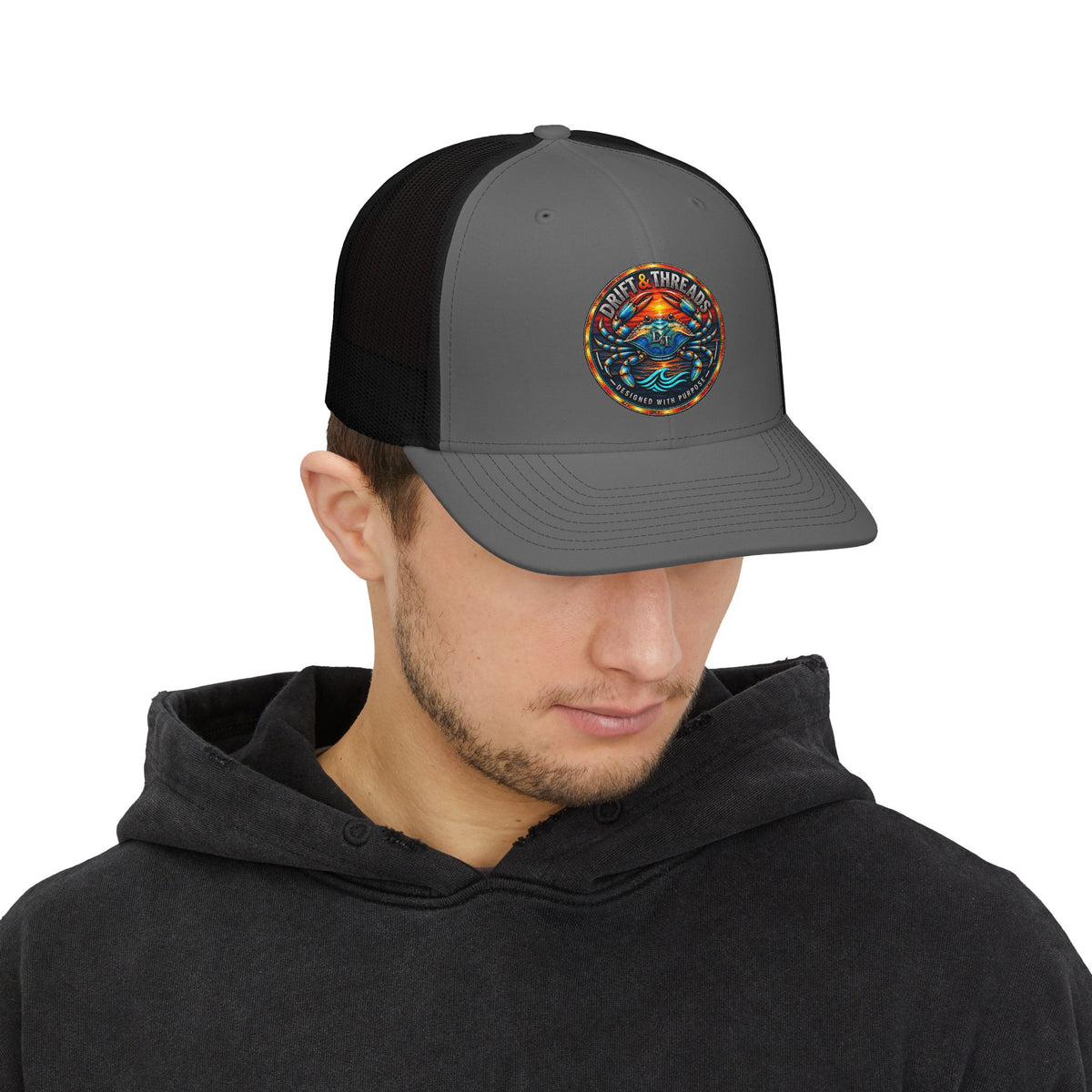 DRIFT&THREADS Snapback Trucker Cap