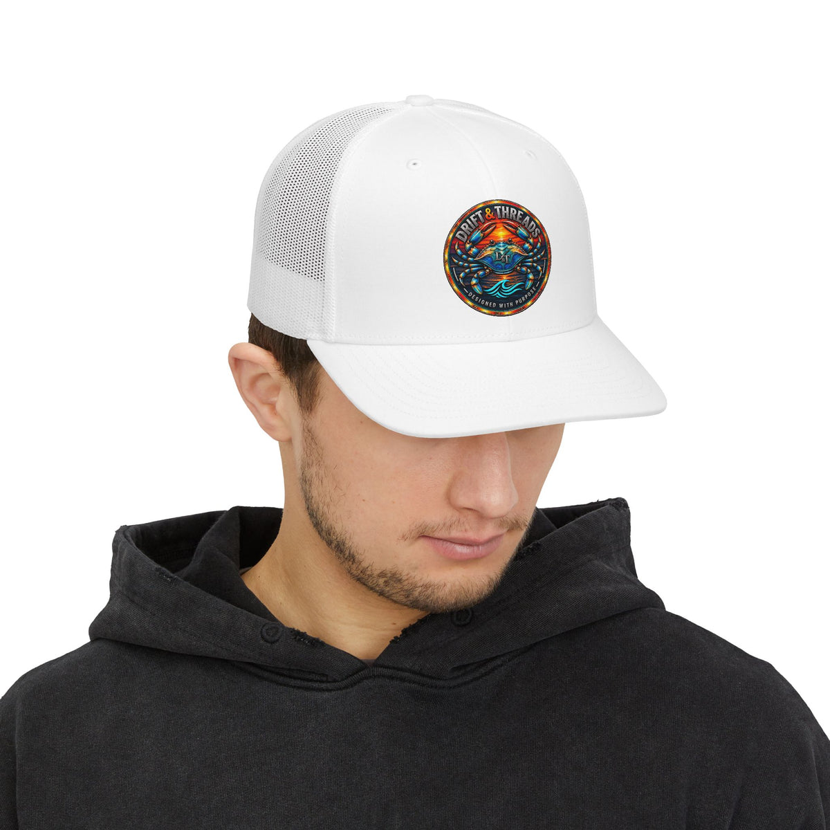 DRIFT&THREADS Snapback Trucker Cap
