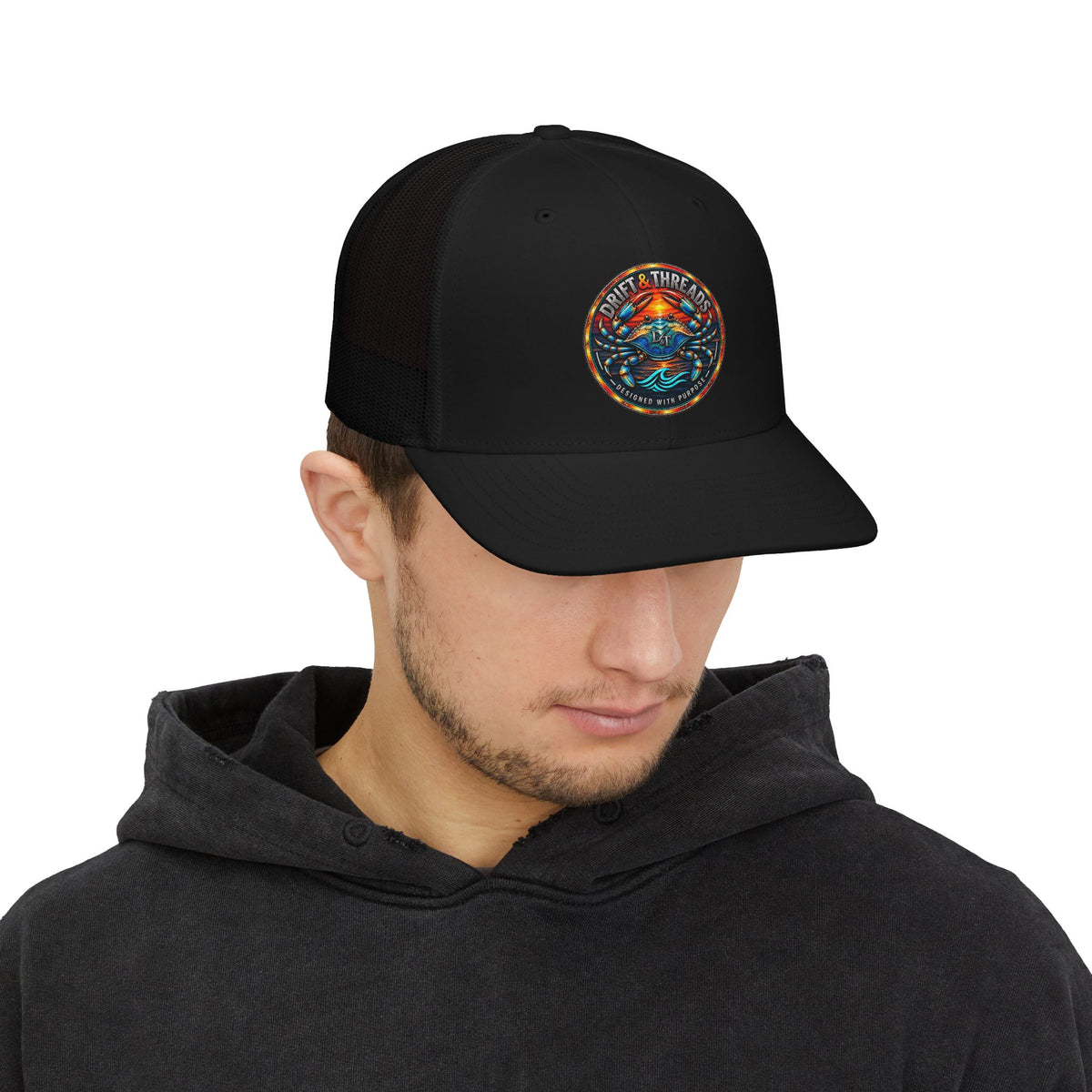 DRIFT&THREADS Snapback Trucker Cap